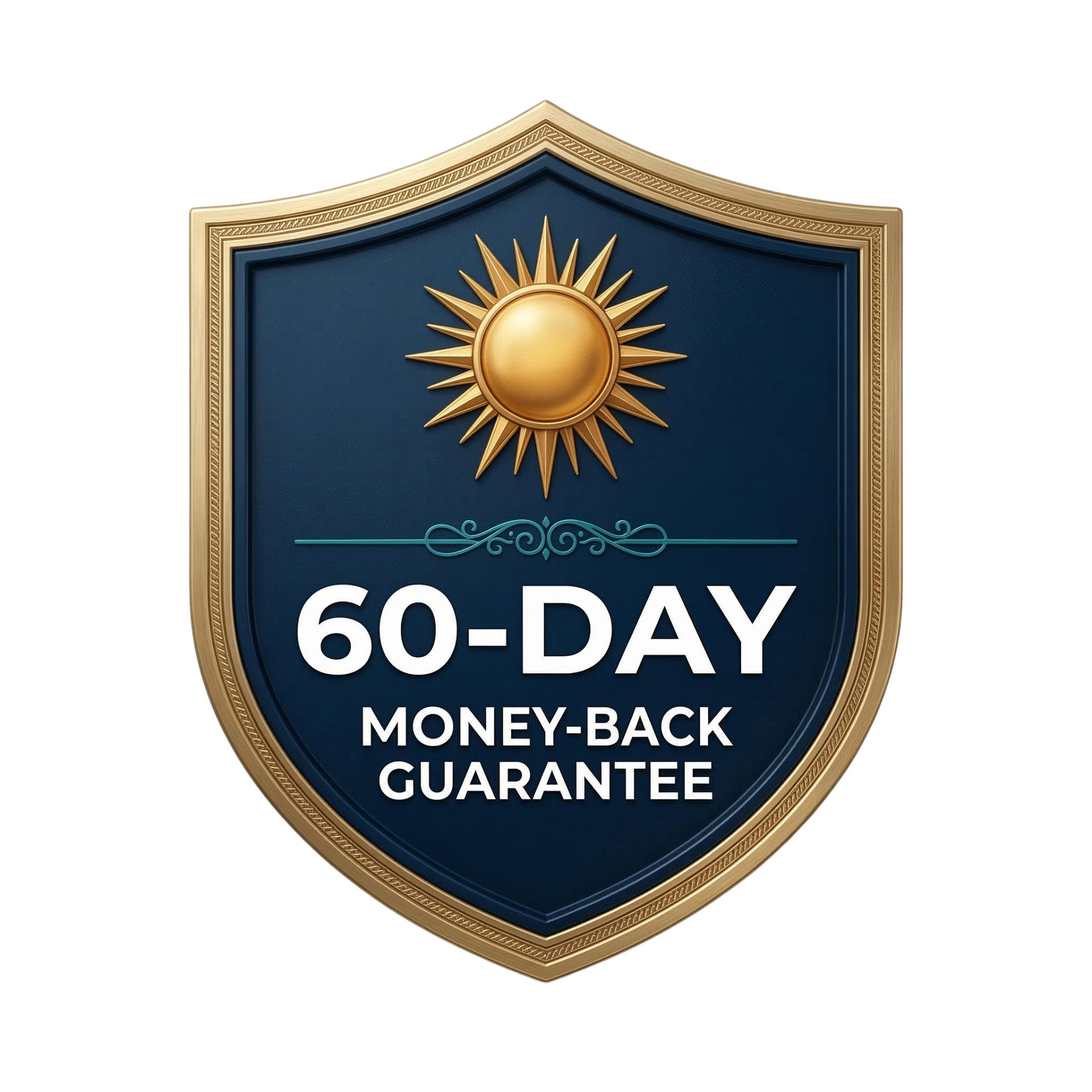 60-Day Money-Back Guarantee badge